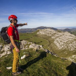 Vía ferrata de Liérganes vistas desde la cima